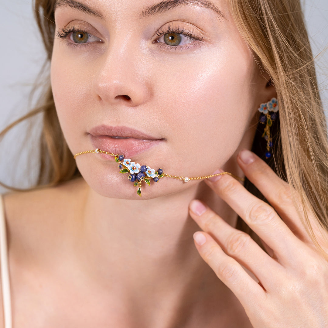 Blueberry Blossom Necklace