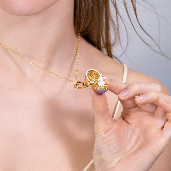 Locket Necklace Locket Jewelry Rabbit Necklace