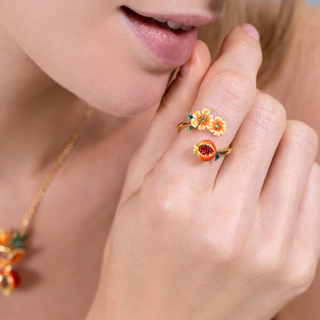 Pomegranate Flower Ring