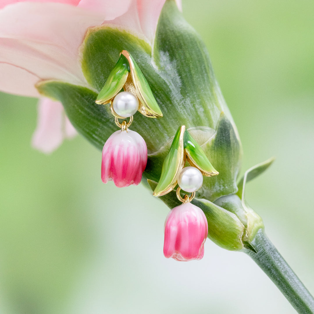 Selenichast Tulip Earrings Tulip Jewelry