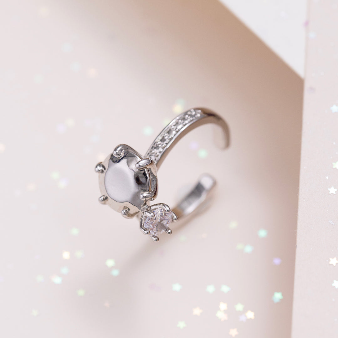 Silver Statement Ring Selenichast 