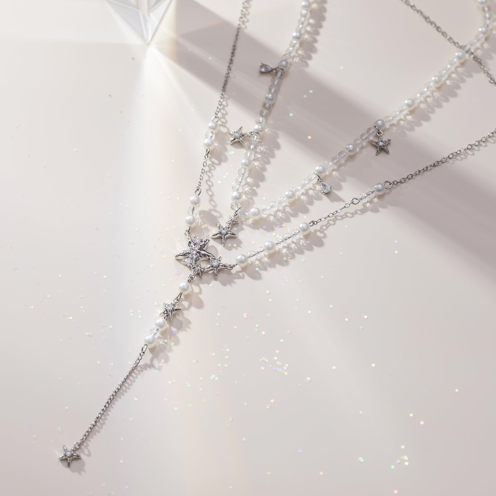 Selenichast Starfish Layered Necklace