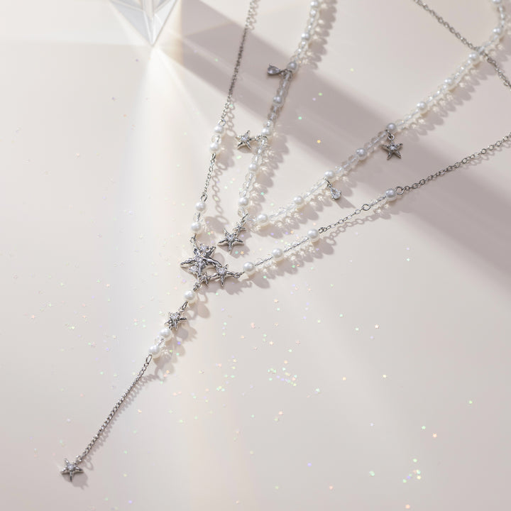 Selenichast Starfish Layered Necklace
