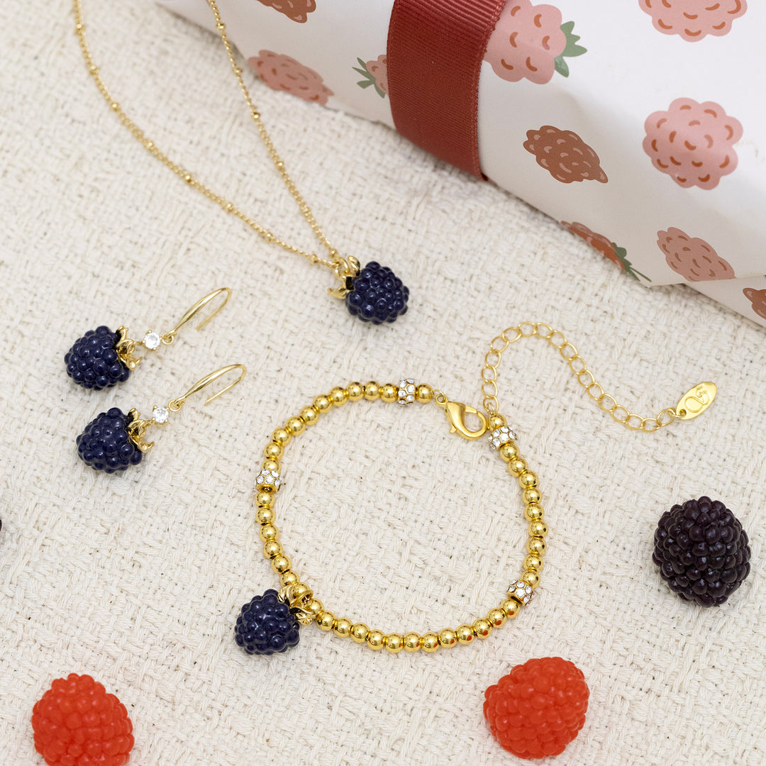 Blackberry Jewelry Set with Gift Wrapping