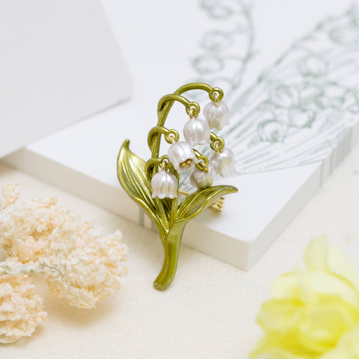 Selenichast Lily of the valley Brooch