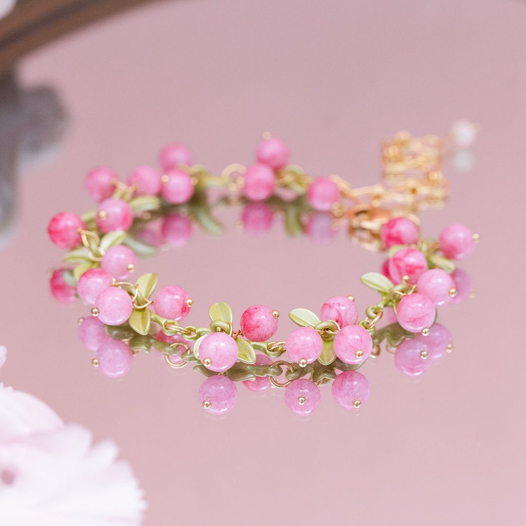 Pink Berry Bracelet