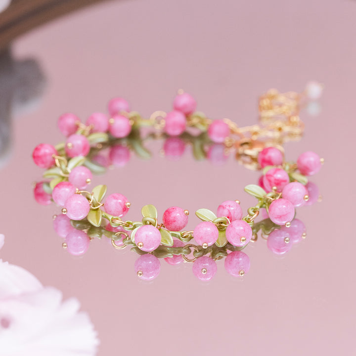 Pink Berry Bracelet