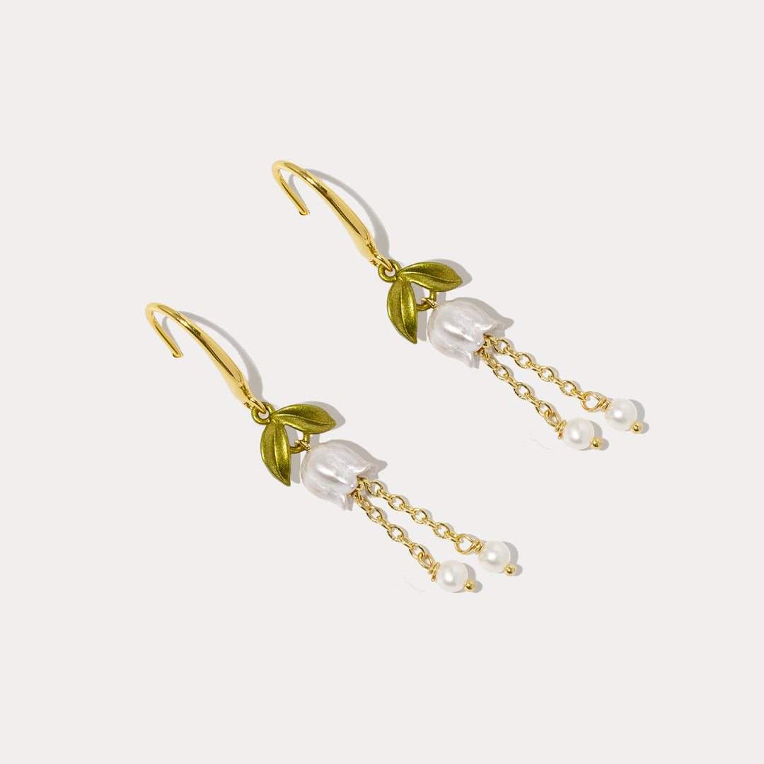 Lily of the valley Dangle Earrings