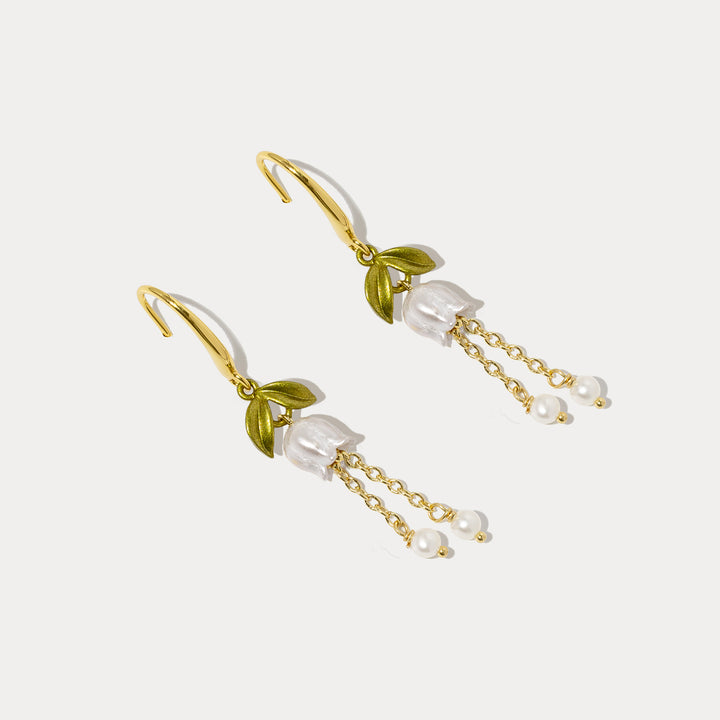 Lily of the valley Dangle Earrings