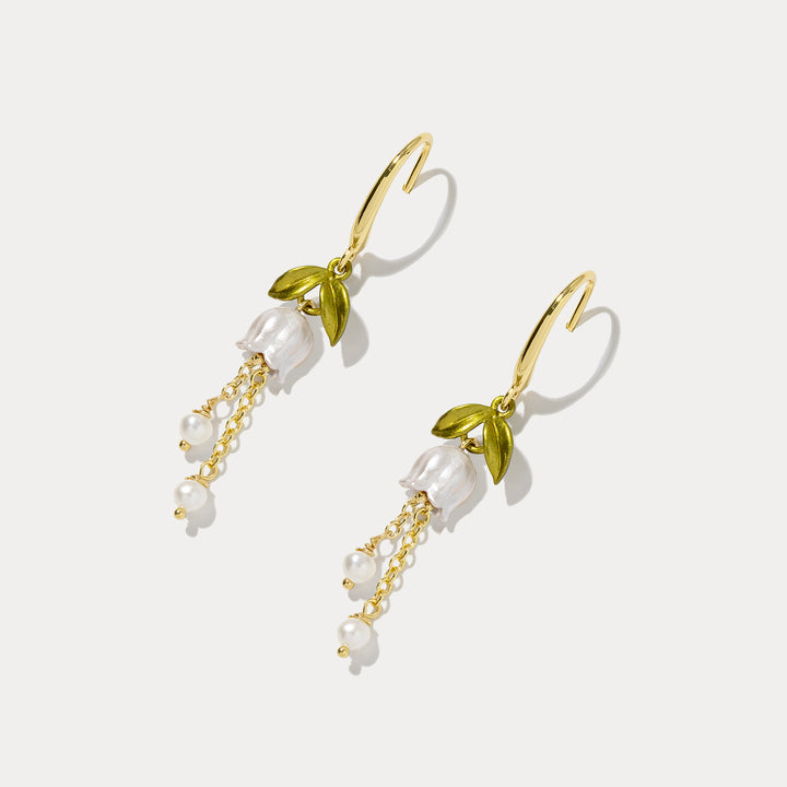 Lily of the valley Dangle Earrings