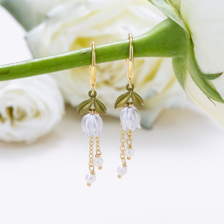 Lily of the valley Dangle Earrings