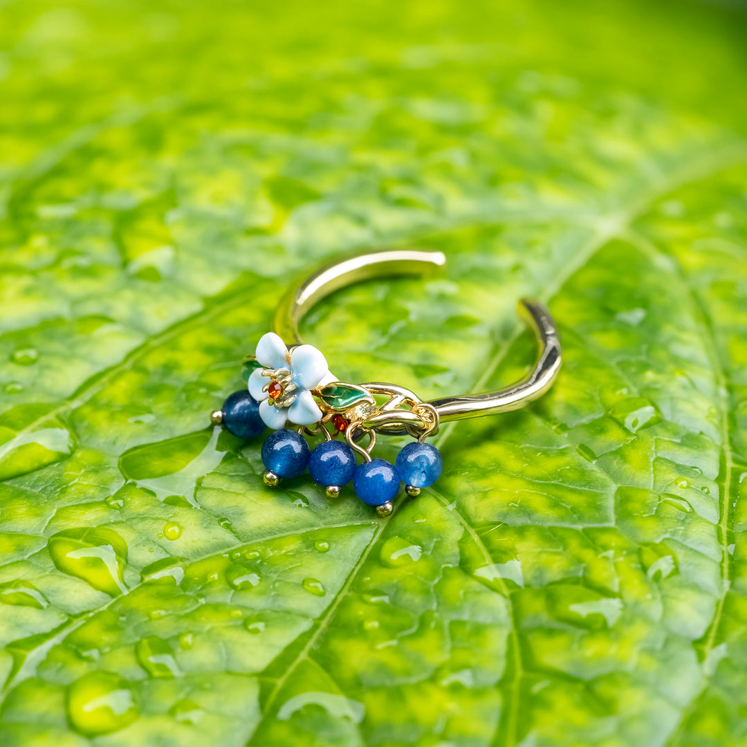 Blueberry Flower Ring