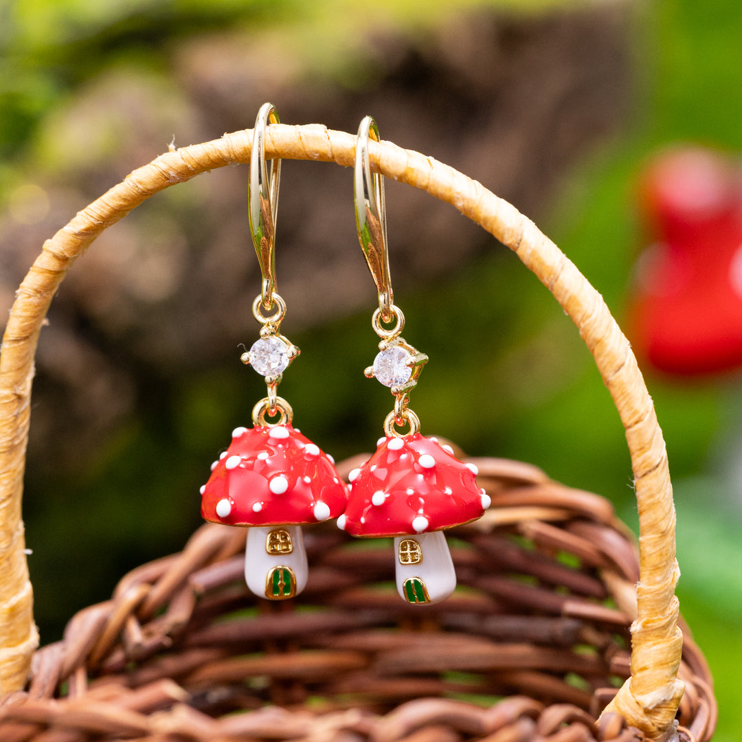 Mushroom Earrings