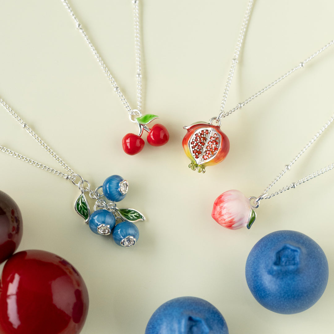 Selenichast Silver Fruit Necklace