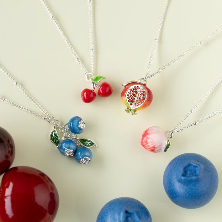 Selenichast Silver Fruit Necklace