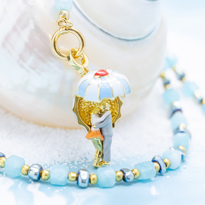 Blue Beaded Necklace