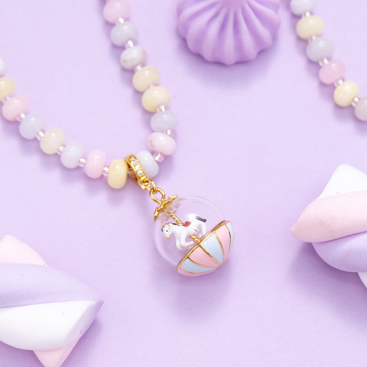 Morganite Beaded Necklace