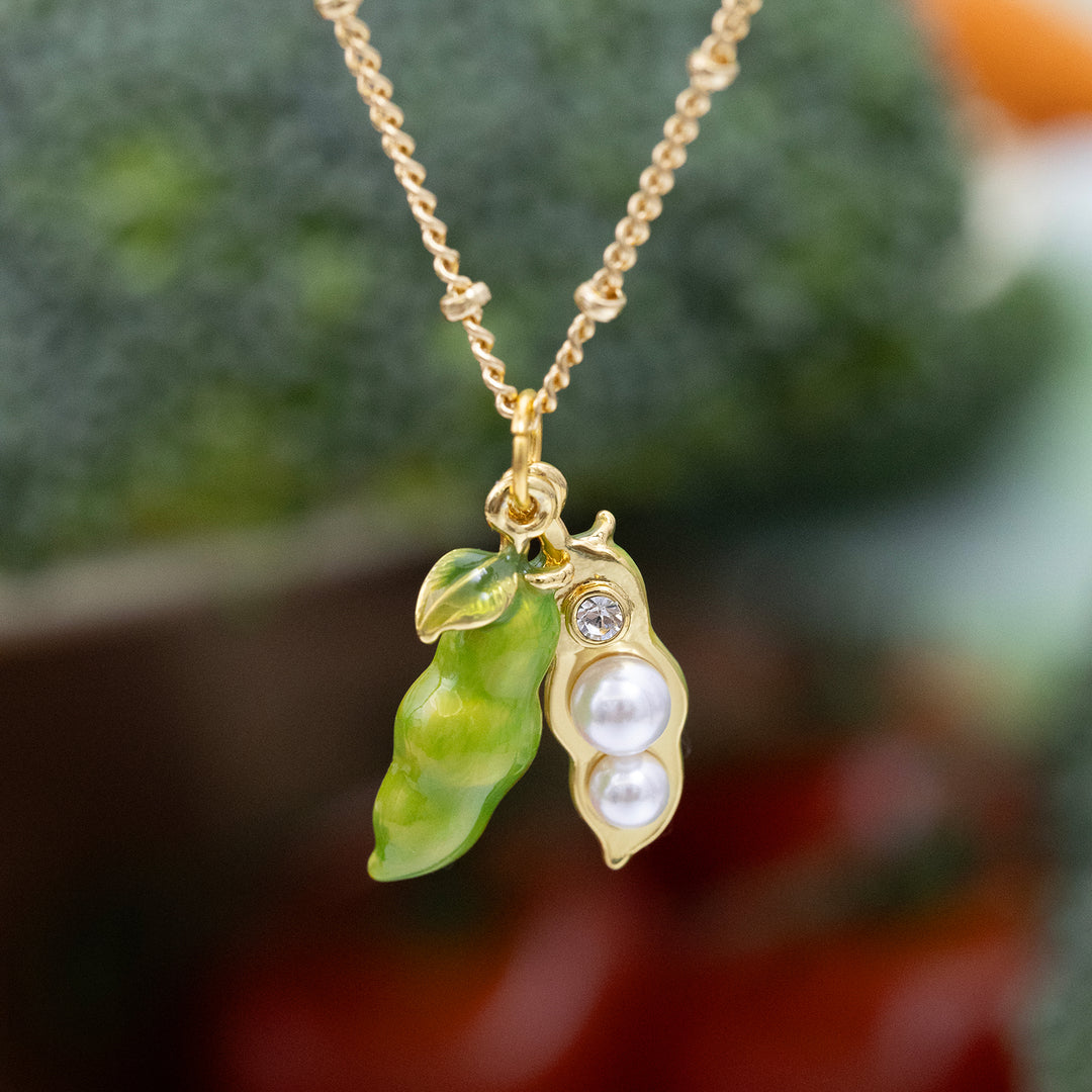 Pea Pod Necklace