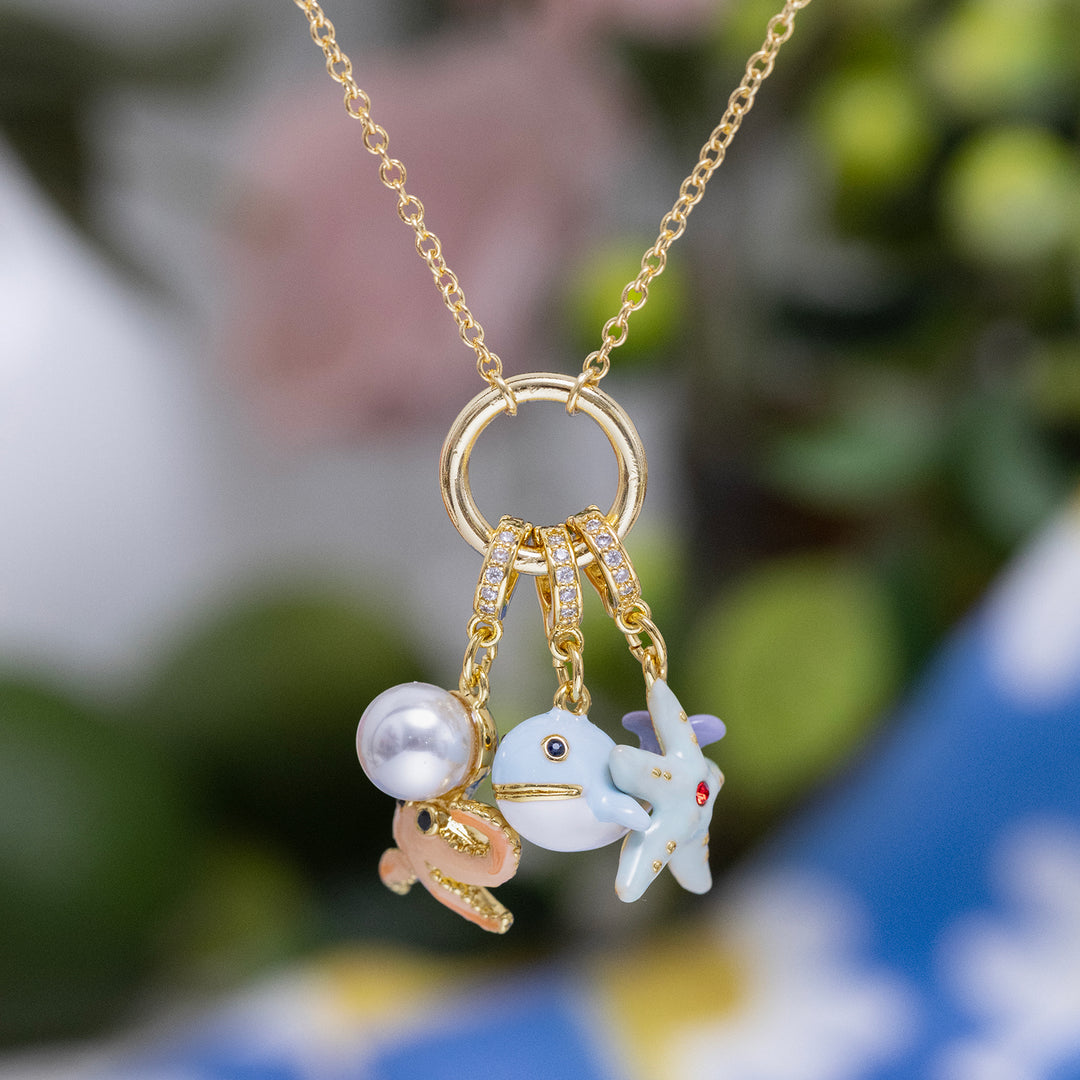 Custom Charm Holder Necklace