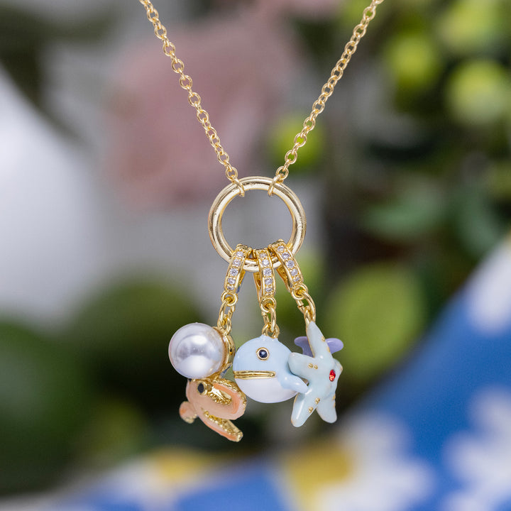 Custom Charm Holder Necklace Selenichast