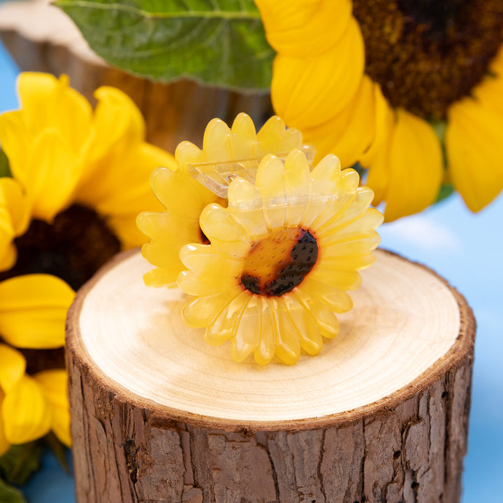 Sunflower Claw Clips 