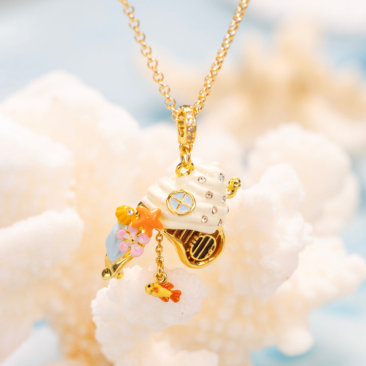  Locket Necklace Long Necklace Shell Necklace