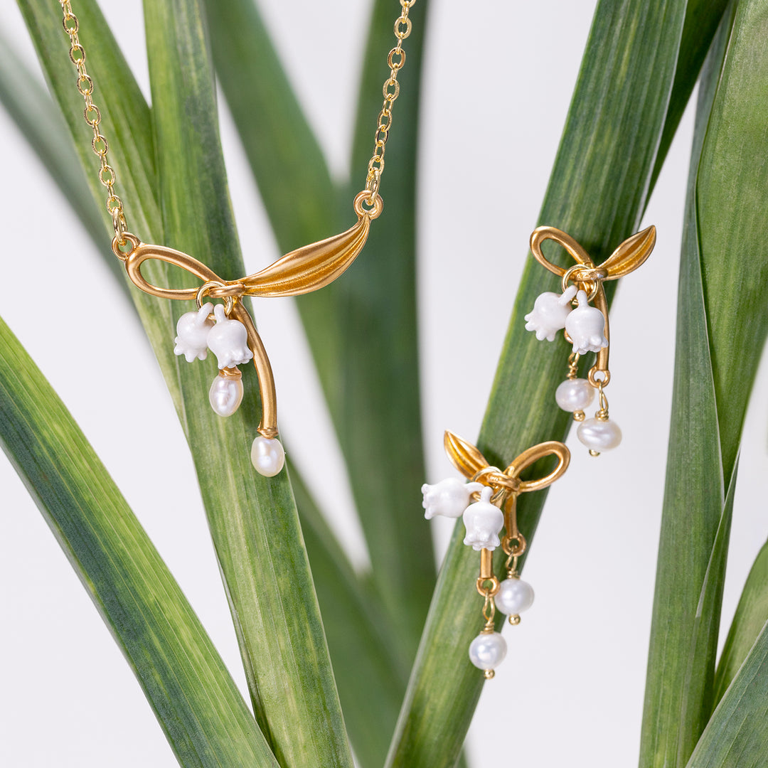 Lily of the Valley 18K Gold Jewelry