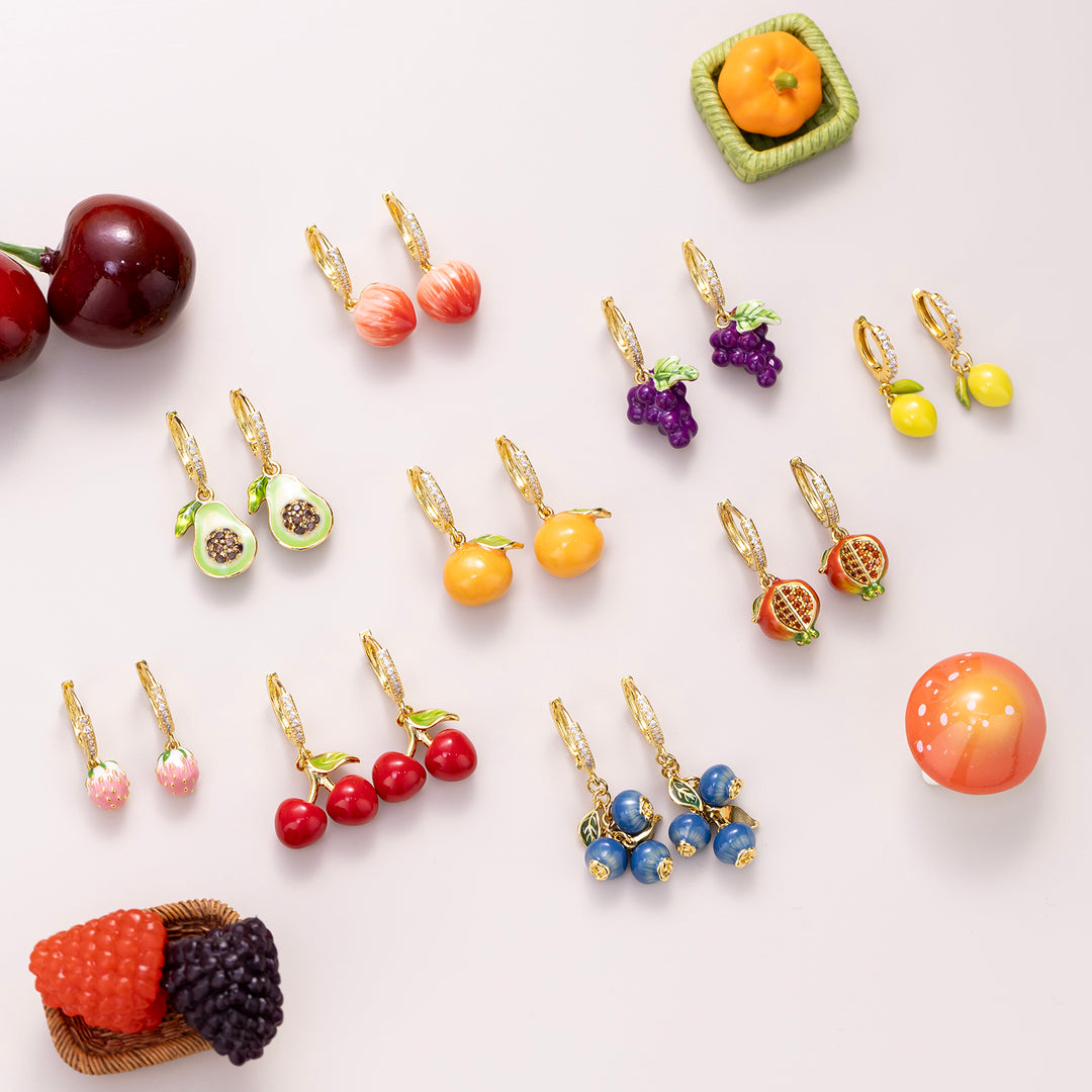 Fruit Drop Earrings