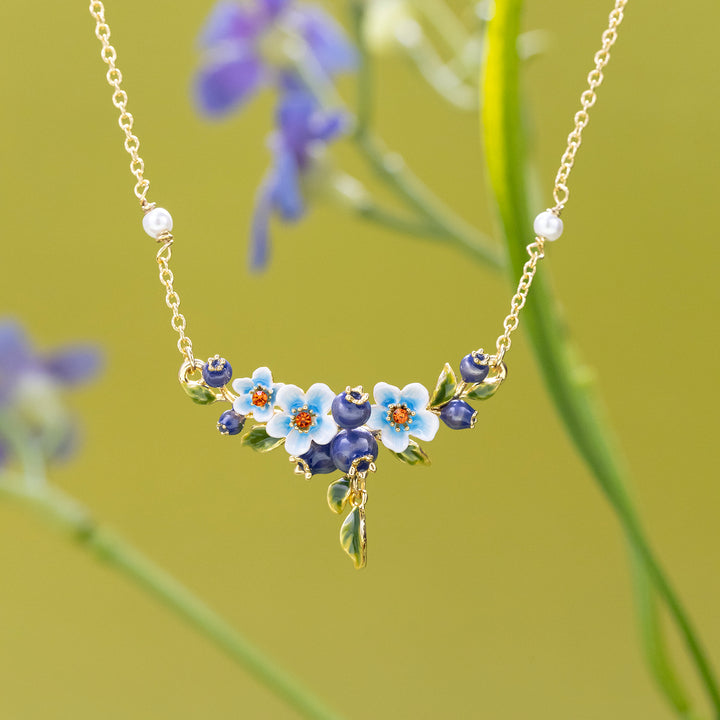 Blueberry Blossom Necklace