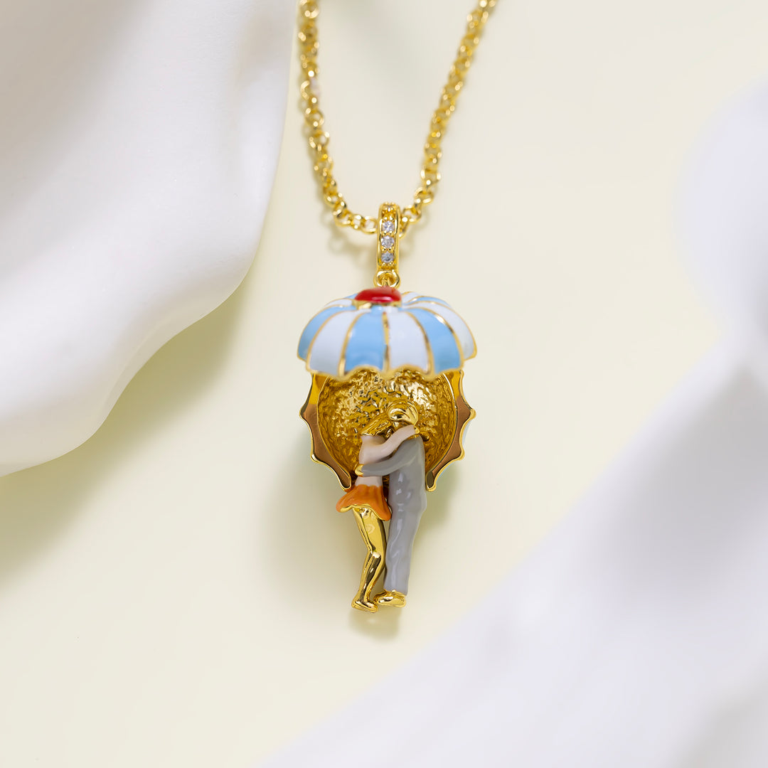 Under Umbrella Lovers Necklace