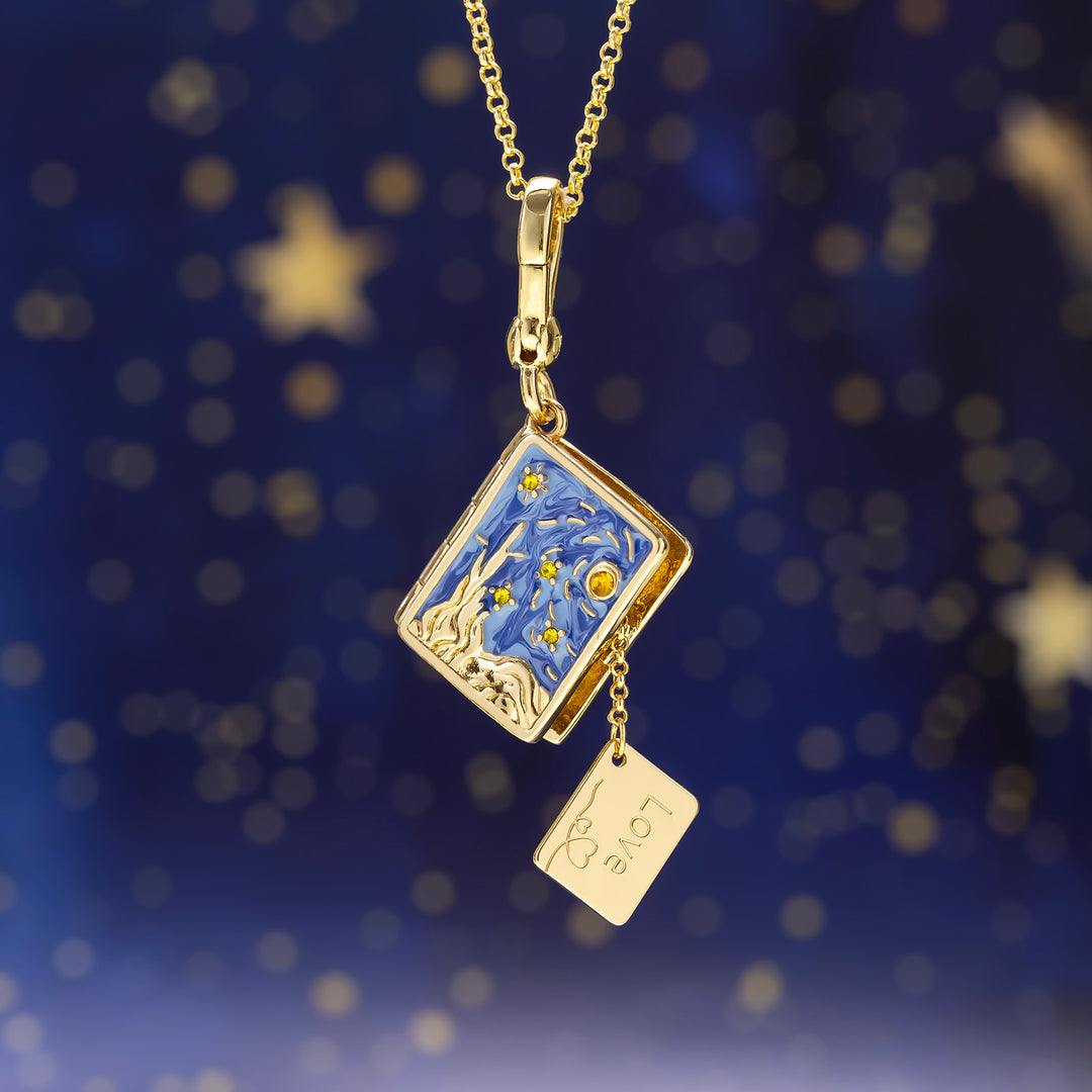 Starry Night Locket Necklace