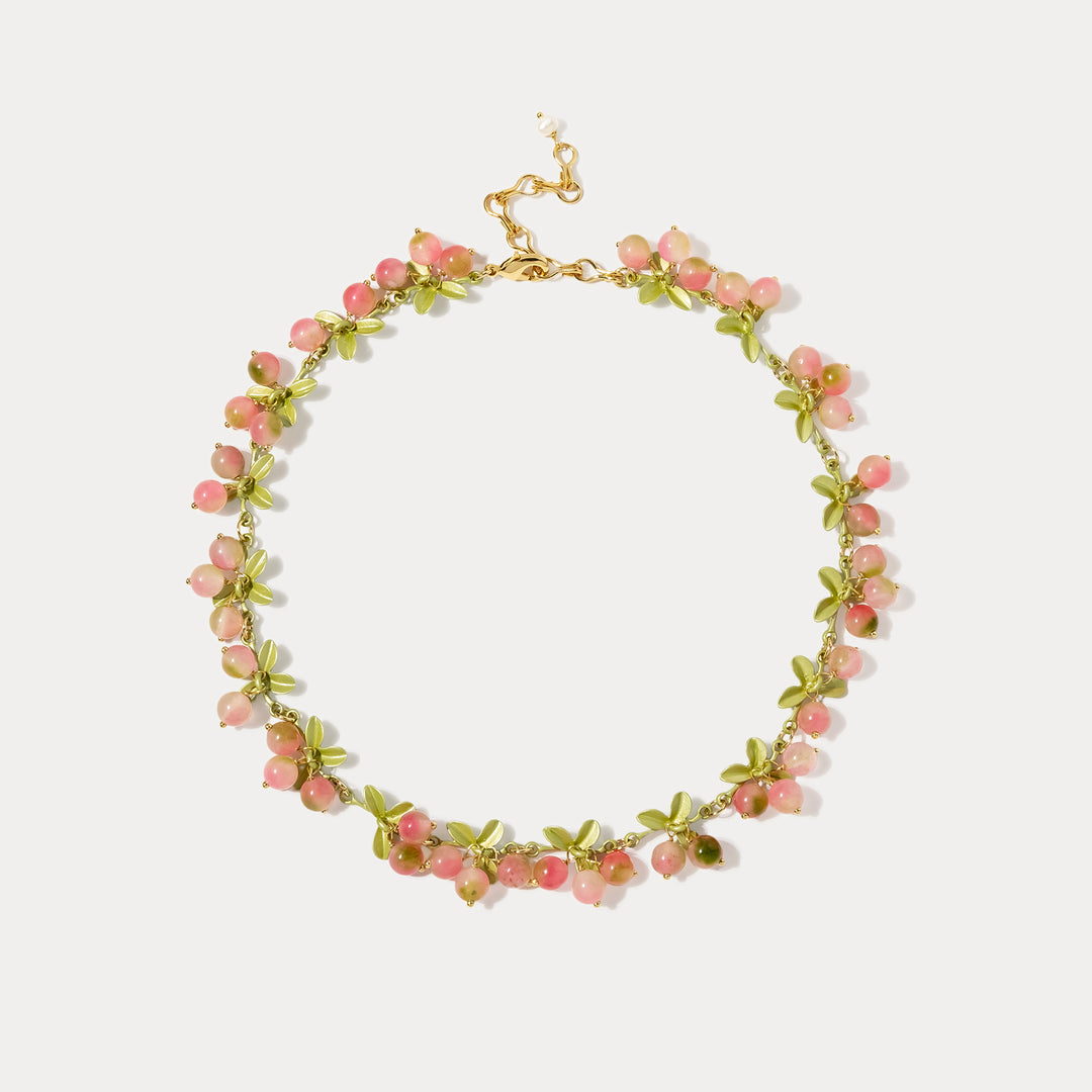 Pink Berry Necklace