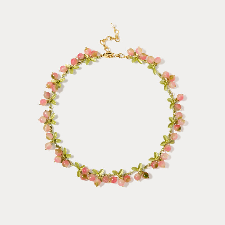 Pink Berry Necklace