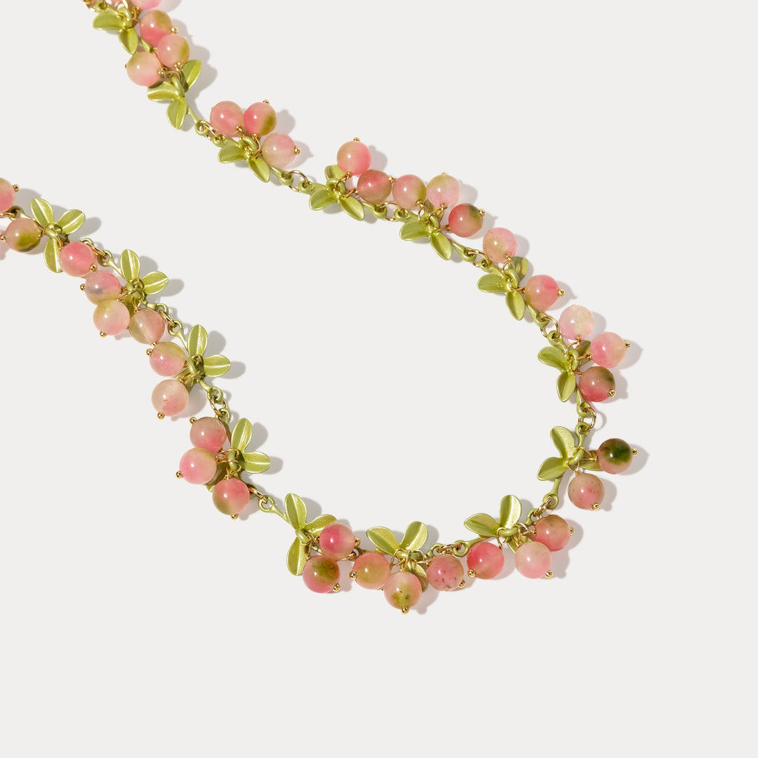 Pink Berry Necklace