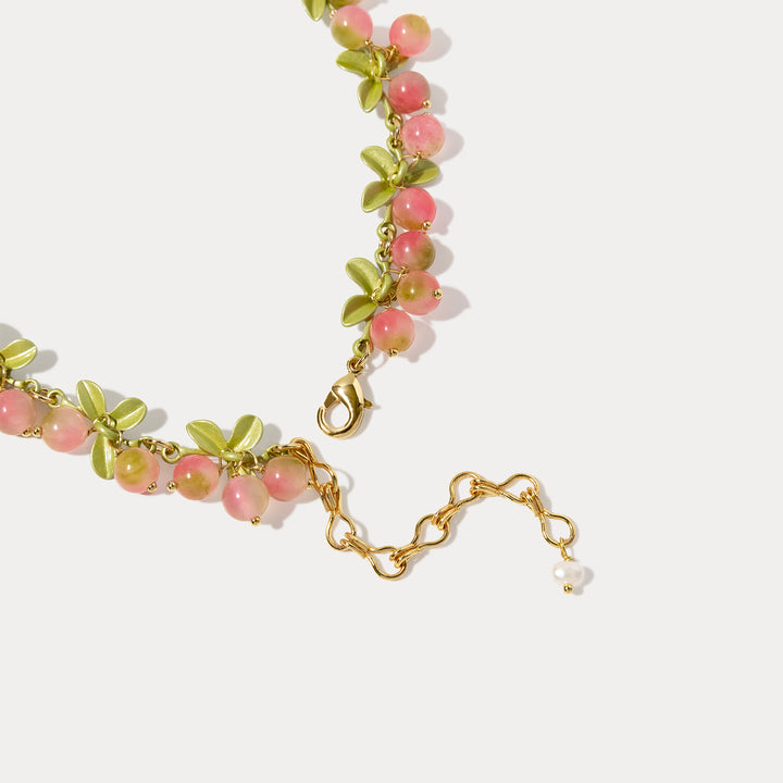 Pink Berry Necklace