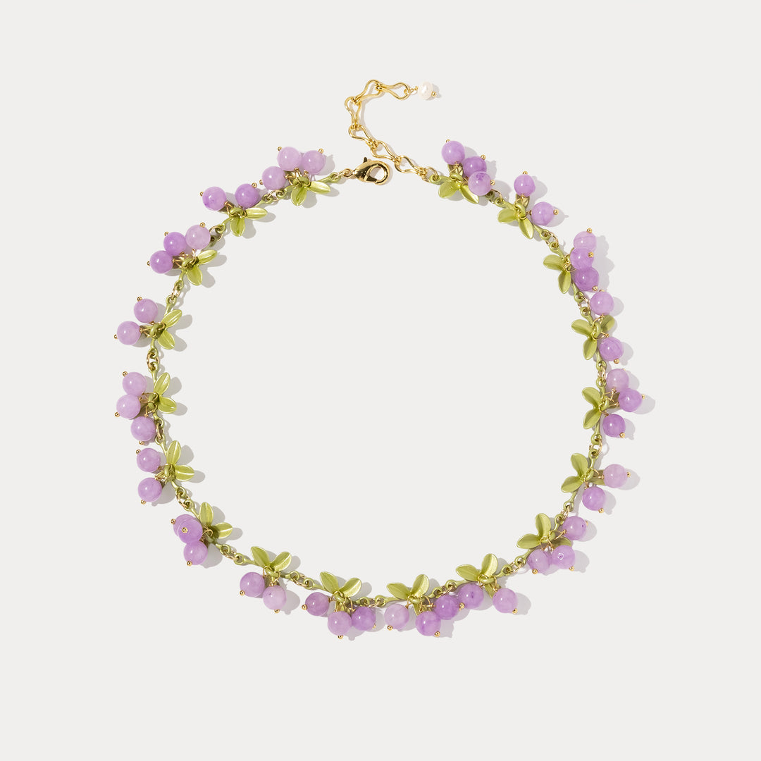 Purple Berry Necklace