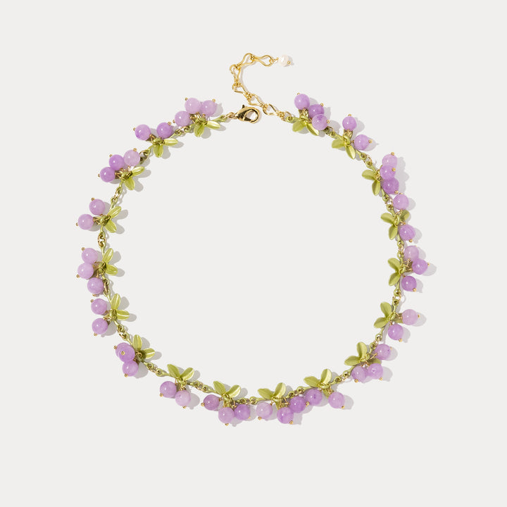 Purple Berry Necklace