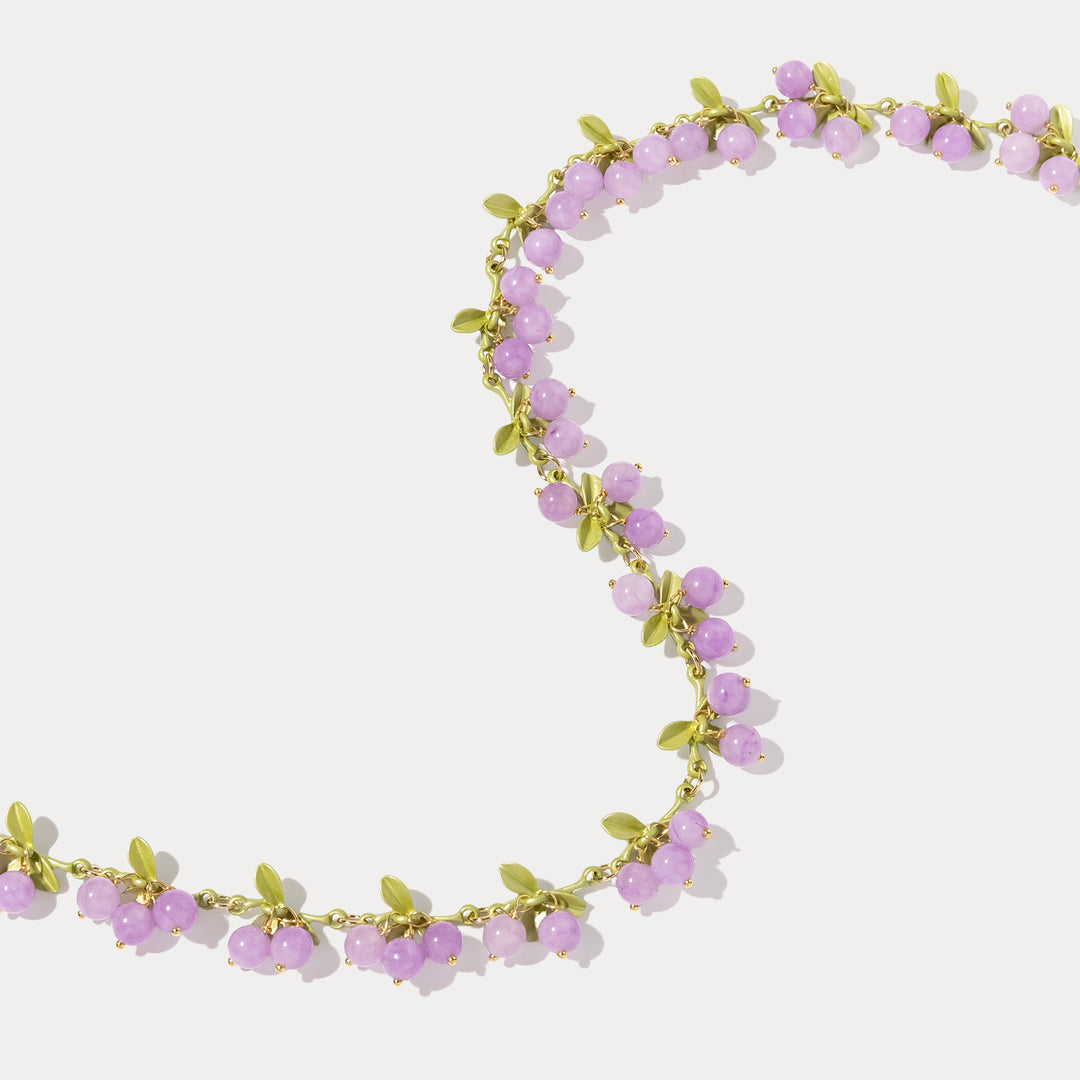 Purple Berry Necklace