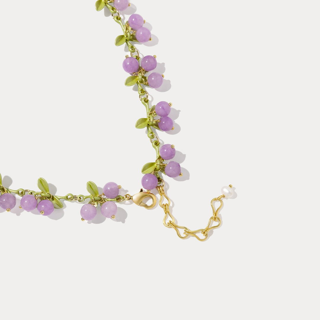 Purple Berry Necklace