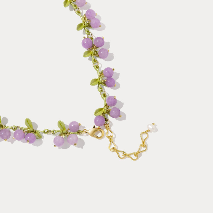 Purple Berry Necklace