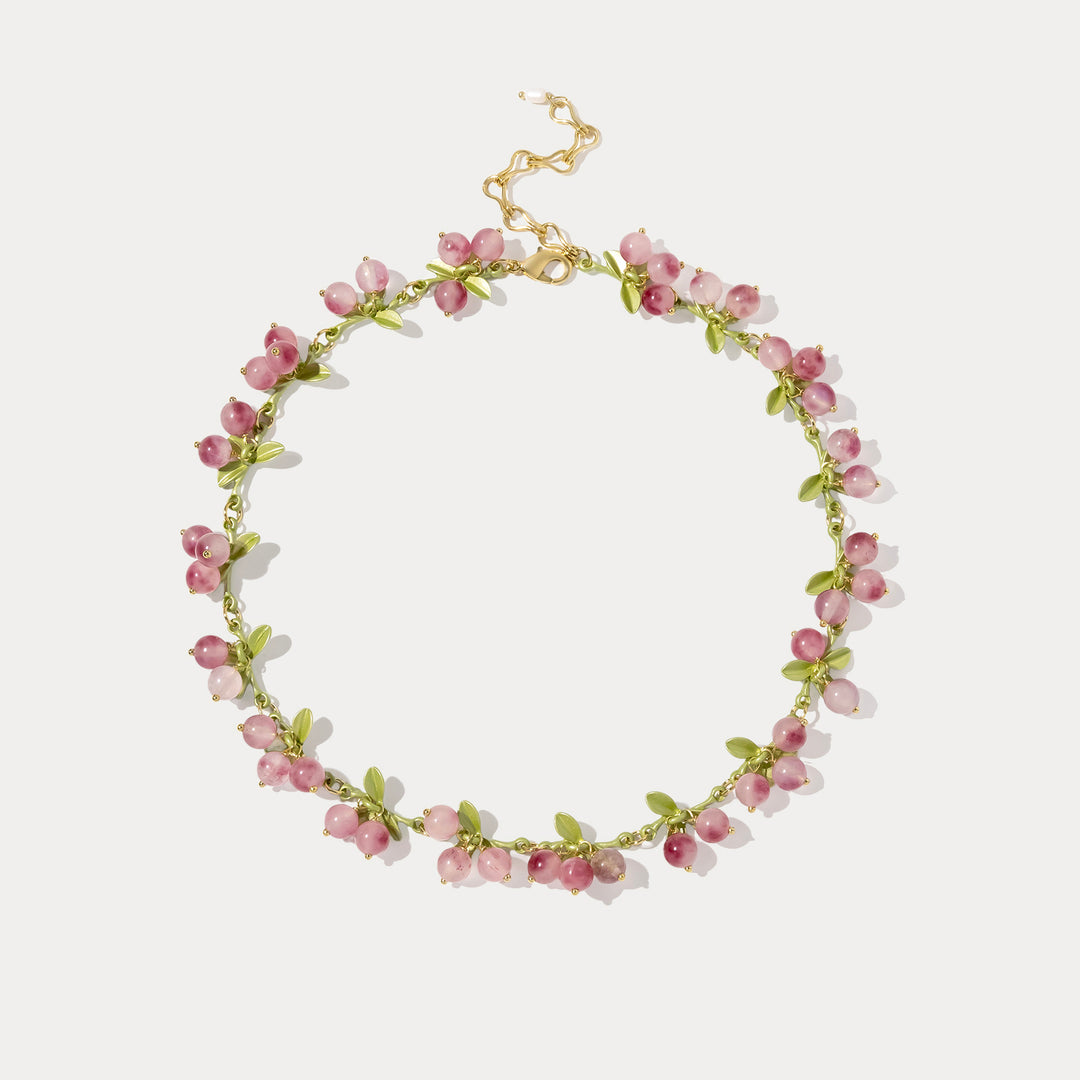 Purple Berry Necklace