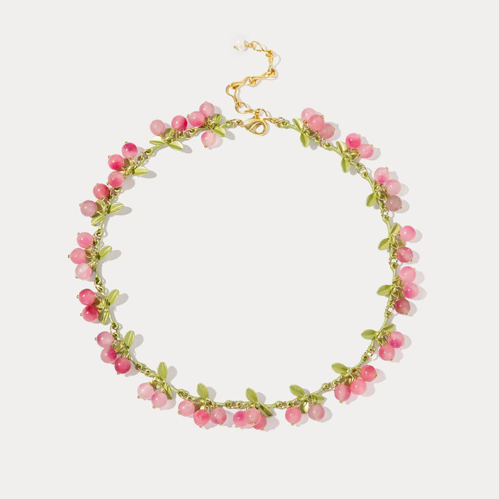 Pink Berry Necklace