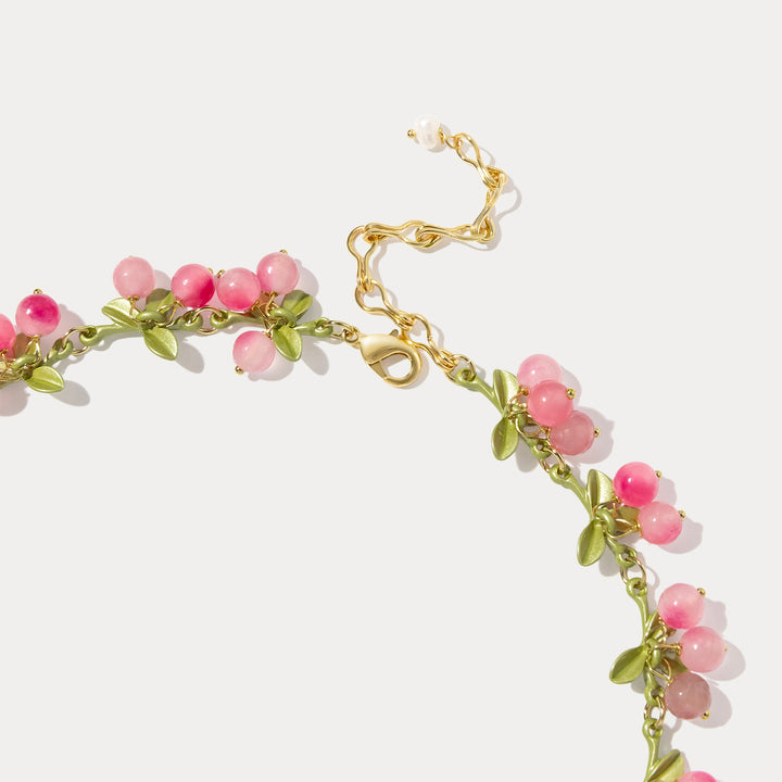 Pink Berry Necklace