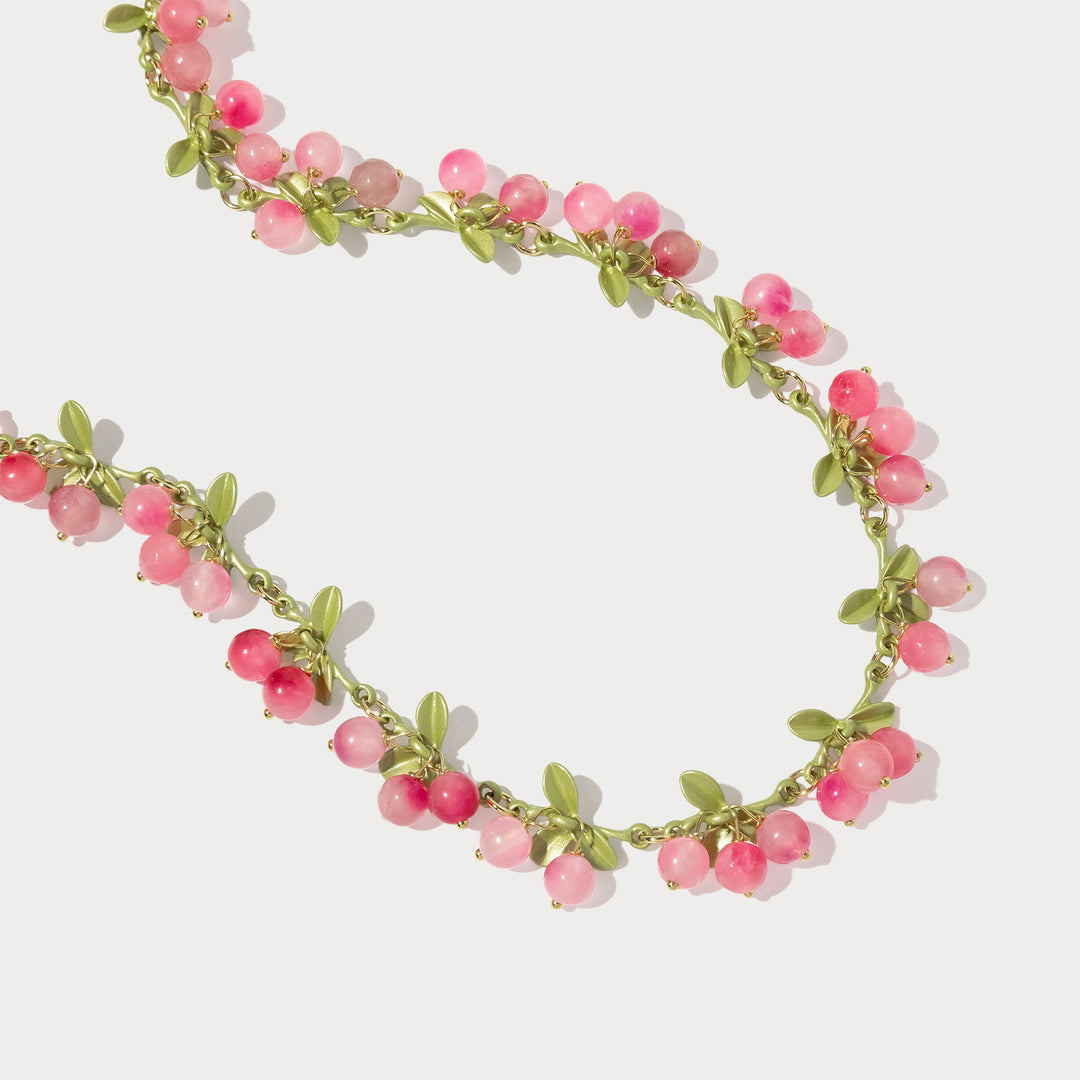 Pink Berry Necklace