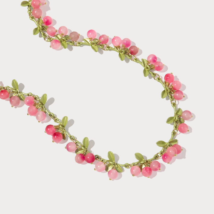 Pink Berry Necklace