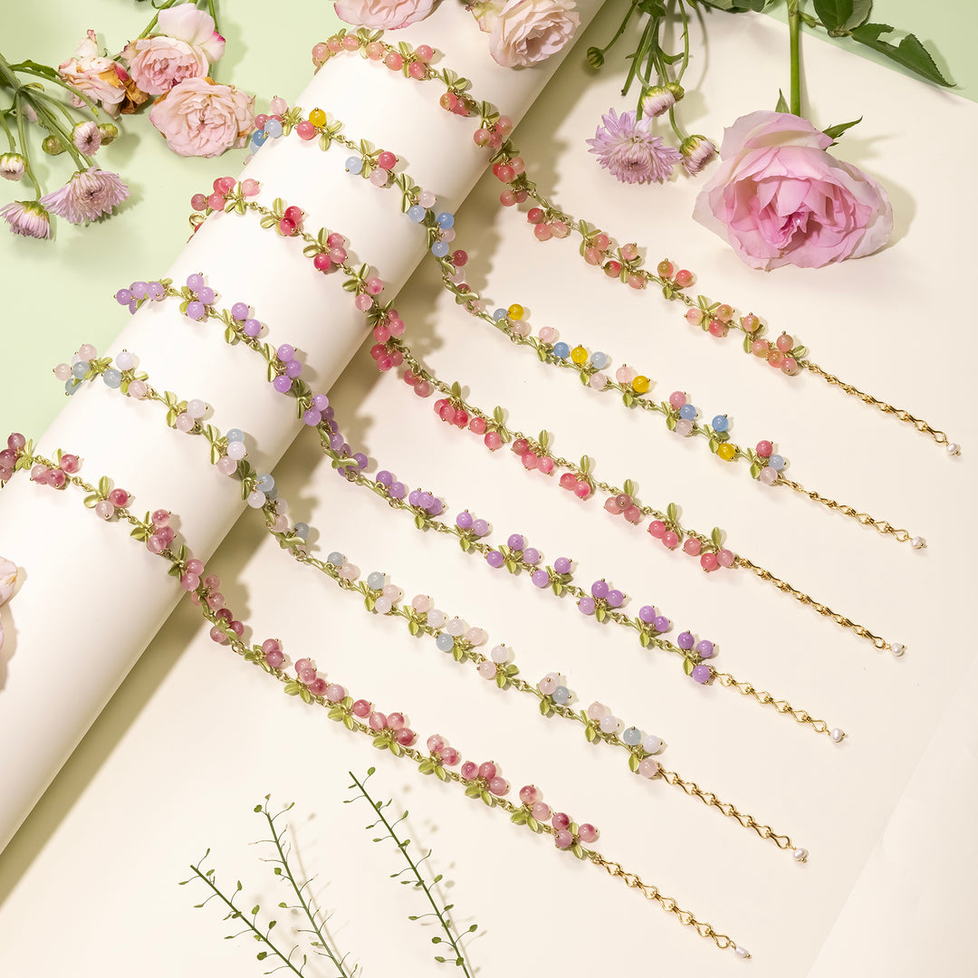 Purple Berry Necklace