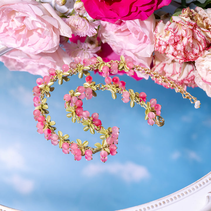Pink Berry Necklace