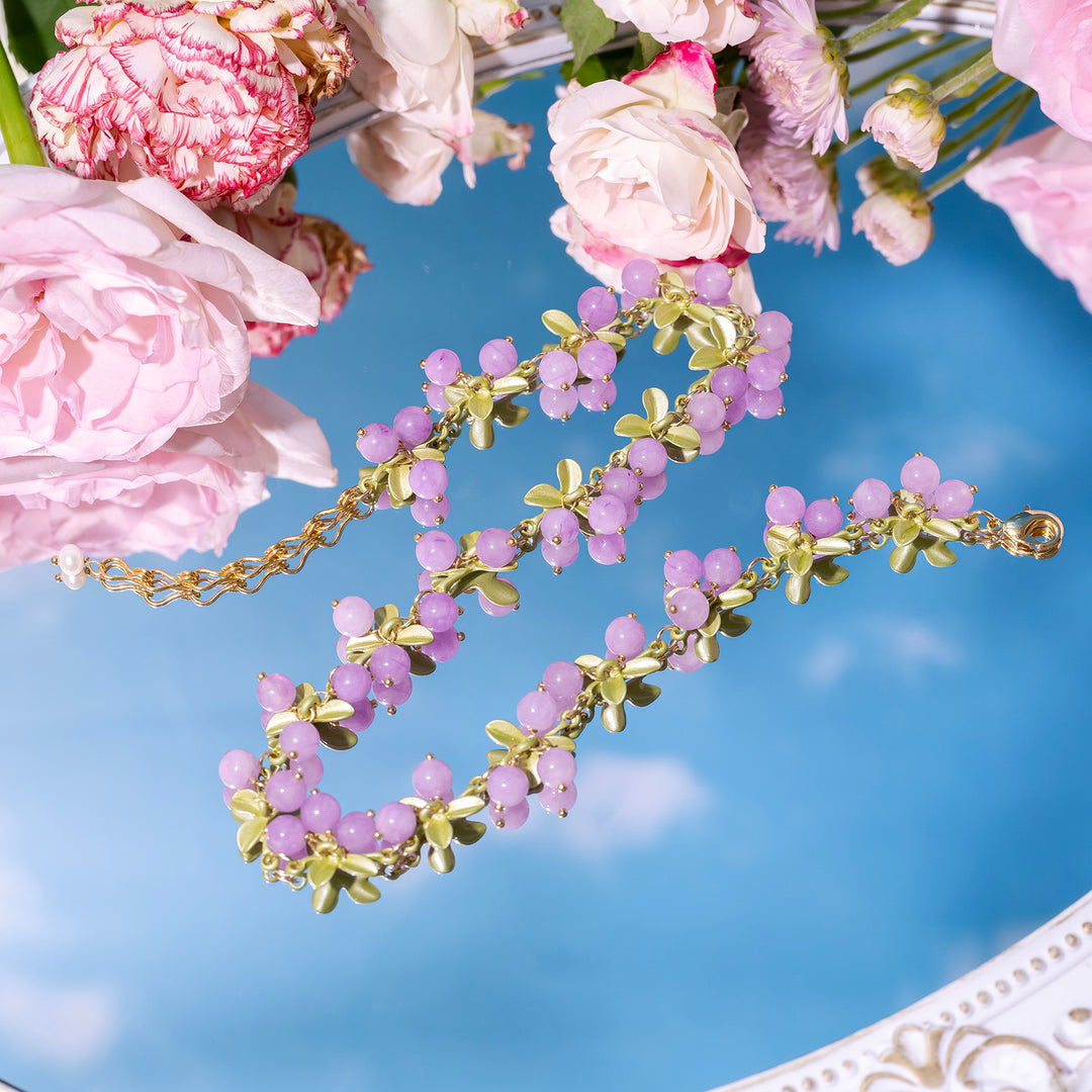 Purple Berry Necklace