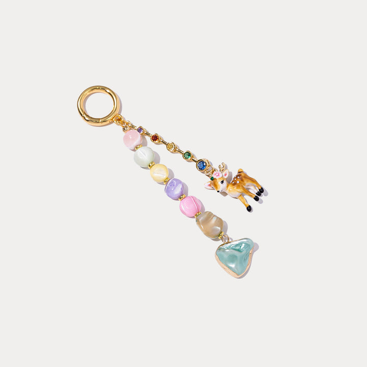 Selenichast Deer Shell Keychain