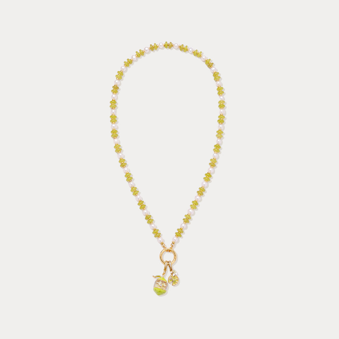 Green Beaded Necklace